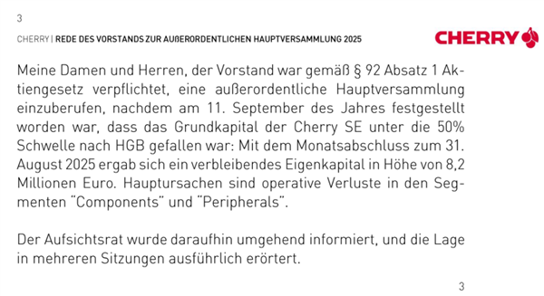 还记得Cherry键盘吗 它快被国产干破产了